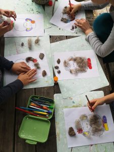 Kreativprojekt mit Wolle